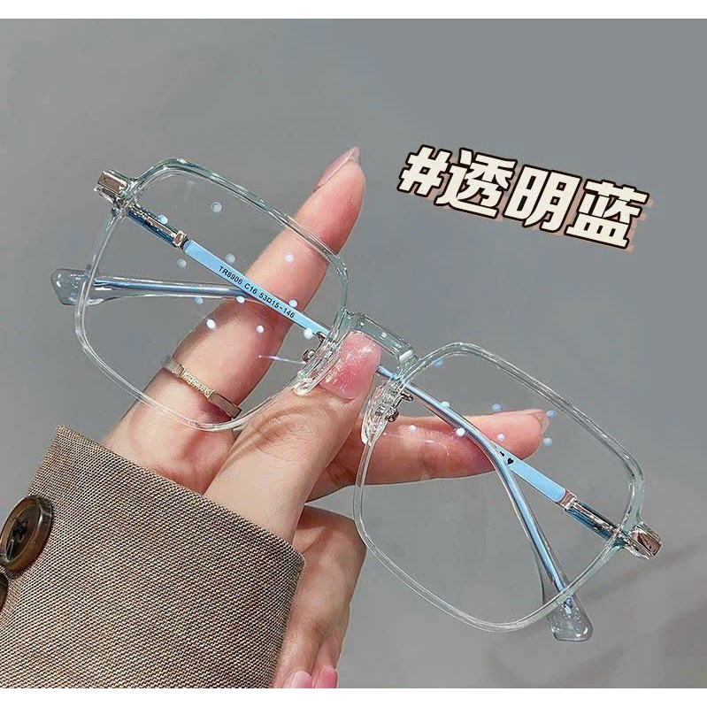 Kính mắt Chống Ánh Sáng Xanh gọng sắt phong cách retro PVN279