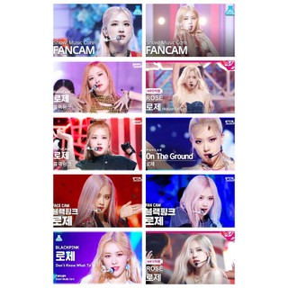 Lomo card 10 ảnh Blackpink - Rosé - Thumbnail