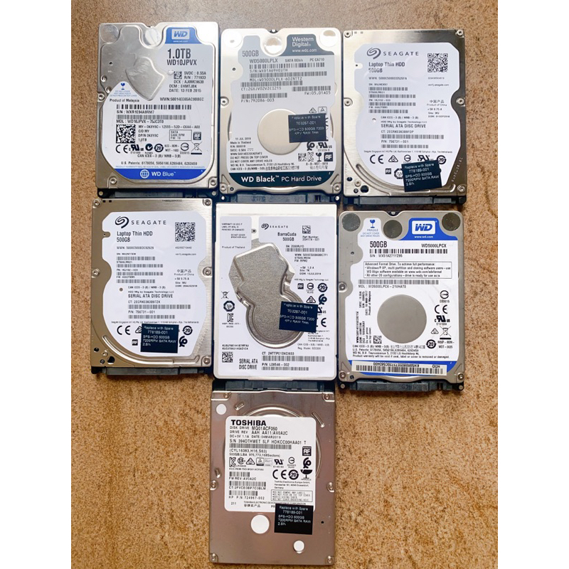 Ổ cứng HDD 2.5 inch 320GB | 500GB tháo máy Nhật | BH 12 tháng