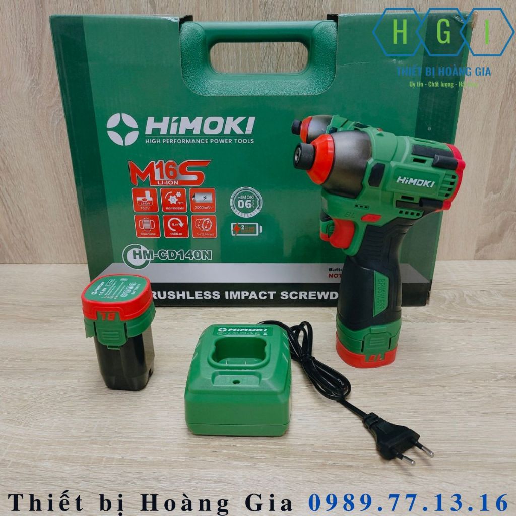 Máy siết bulong siêu khỏe HIMOKI HM-CD140N chính hãng