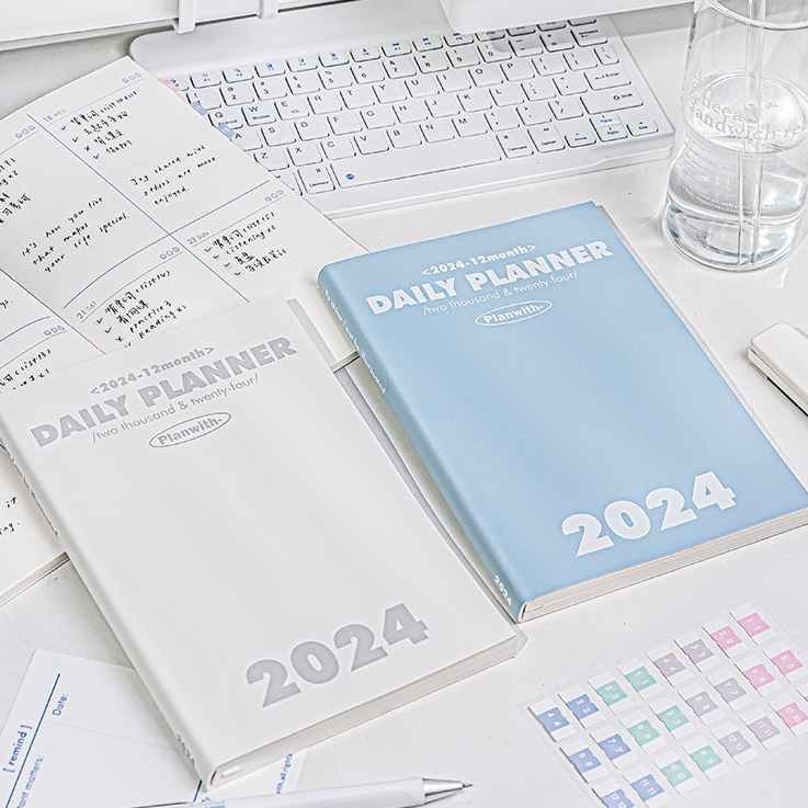 Sổ Planner 2024 Planwith lập kế hoạch hàng ngày
