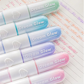 Set bút highlight pastel 2 đầu, bút đánh dấu mini Dream Glow