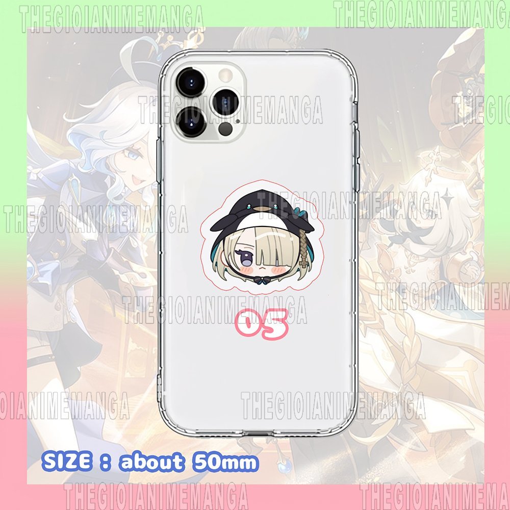 Giá đỡ điện thoại GENSHIN IMPACT anime chibi griptok tiện lợi phone grip mica acrylic