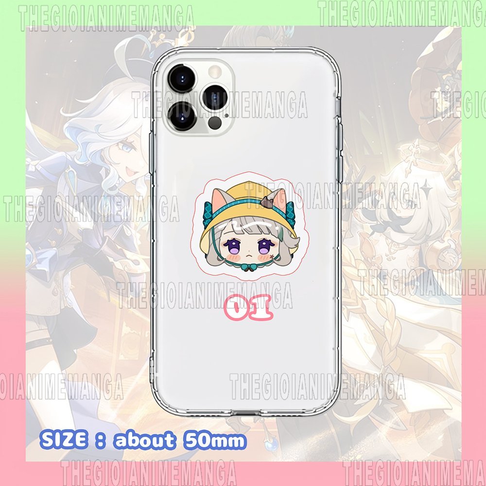Giá đỡ điện thoại GENSHIN IMPACT anime chibi griptok tiện lợi phone grip mica acrylic