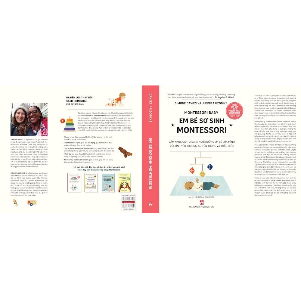 Sách Nuôi dạy con theo phương pháp Montessori - Montessori Baby - Em Bé Sơ Sinh Montessori