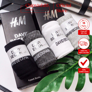 Tất nam nữ cổ ngắn hm david beckham hàng siêu xịn