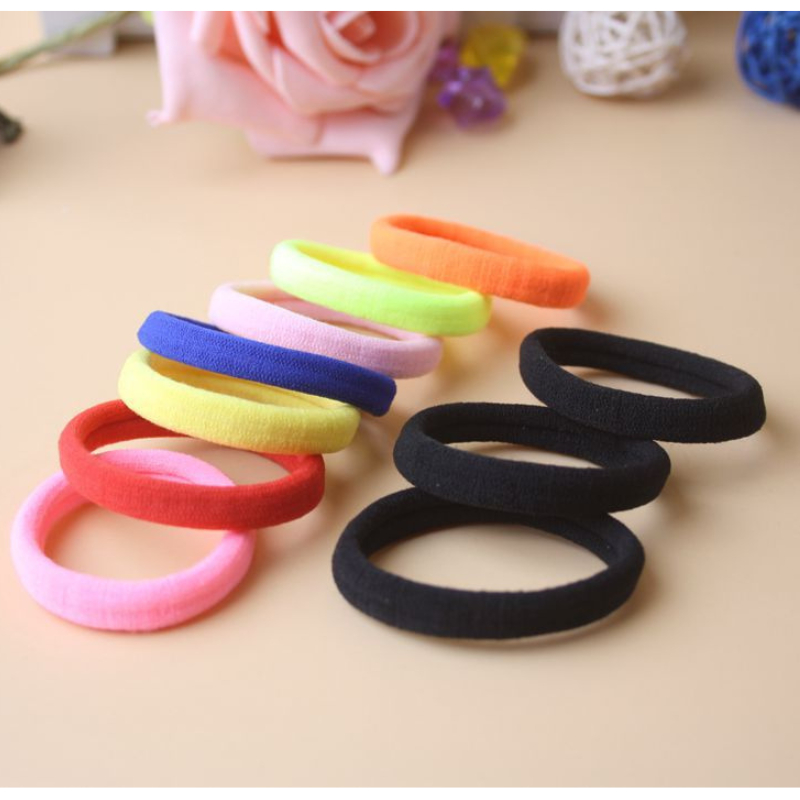 Set 20 dây buộc tóc nhiều màu sắc , chun buộc tóc dành cho bé gái