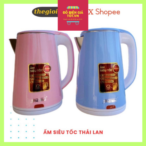 Ấm Siêu Tốc JipLai Thái Lan 2.5L - Ấm Siêu Tốc Thái Công Nghệ Inverter Chống Nóng, Giật Bảo Hành 12 Tháng