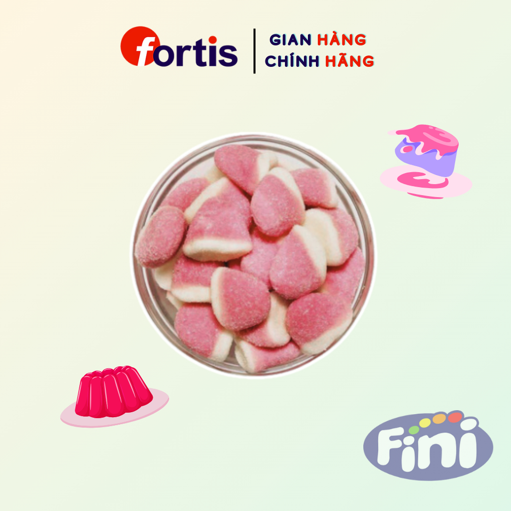 Kẹo dẻo Fini Jelly Kisses hộp 12 gói