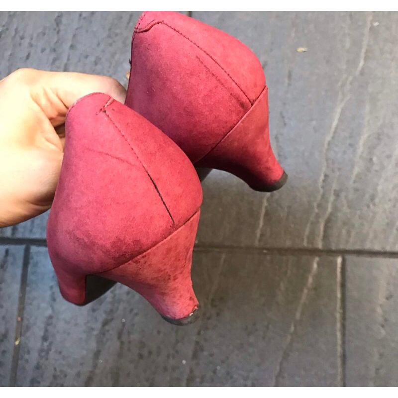 Giày 2hand hiệu nhật kenzo giày si da lộn