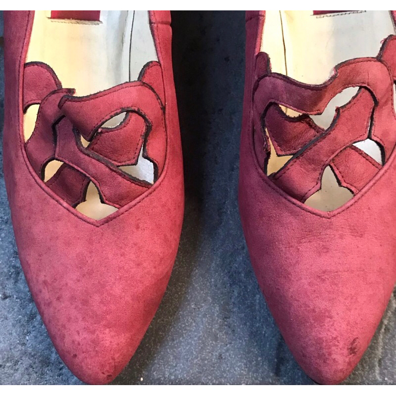 Giày 2hand hiệu nhật kenzo giày si da lộn