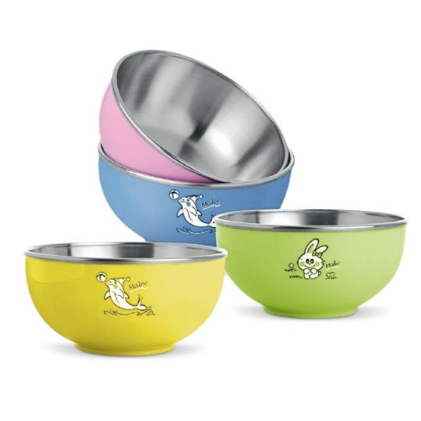 Tô  inox cách nhiệt Darling 15cm Zebra - Thái Lan