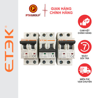 Pth group cầu dao tự động cb dc 500vdc chuyên dụng solar etek 16a, 25a, 32a, 63a