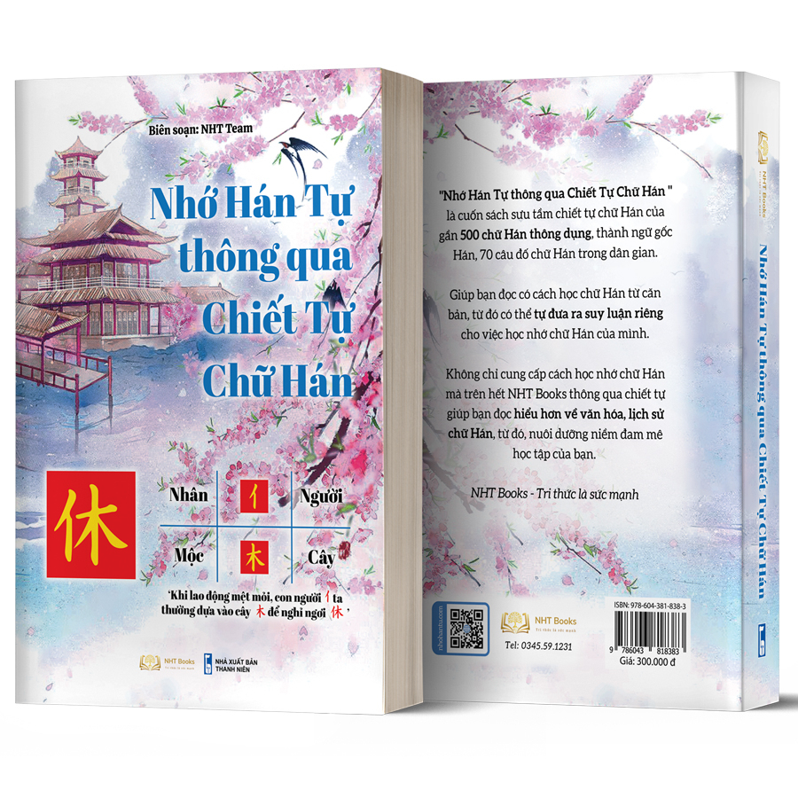 Sách- Nhớ Hán Tự Thông Qua Chiết Tự Chữ Hán-NHT BOOKS