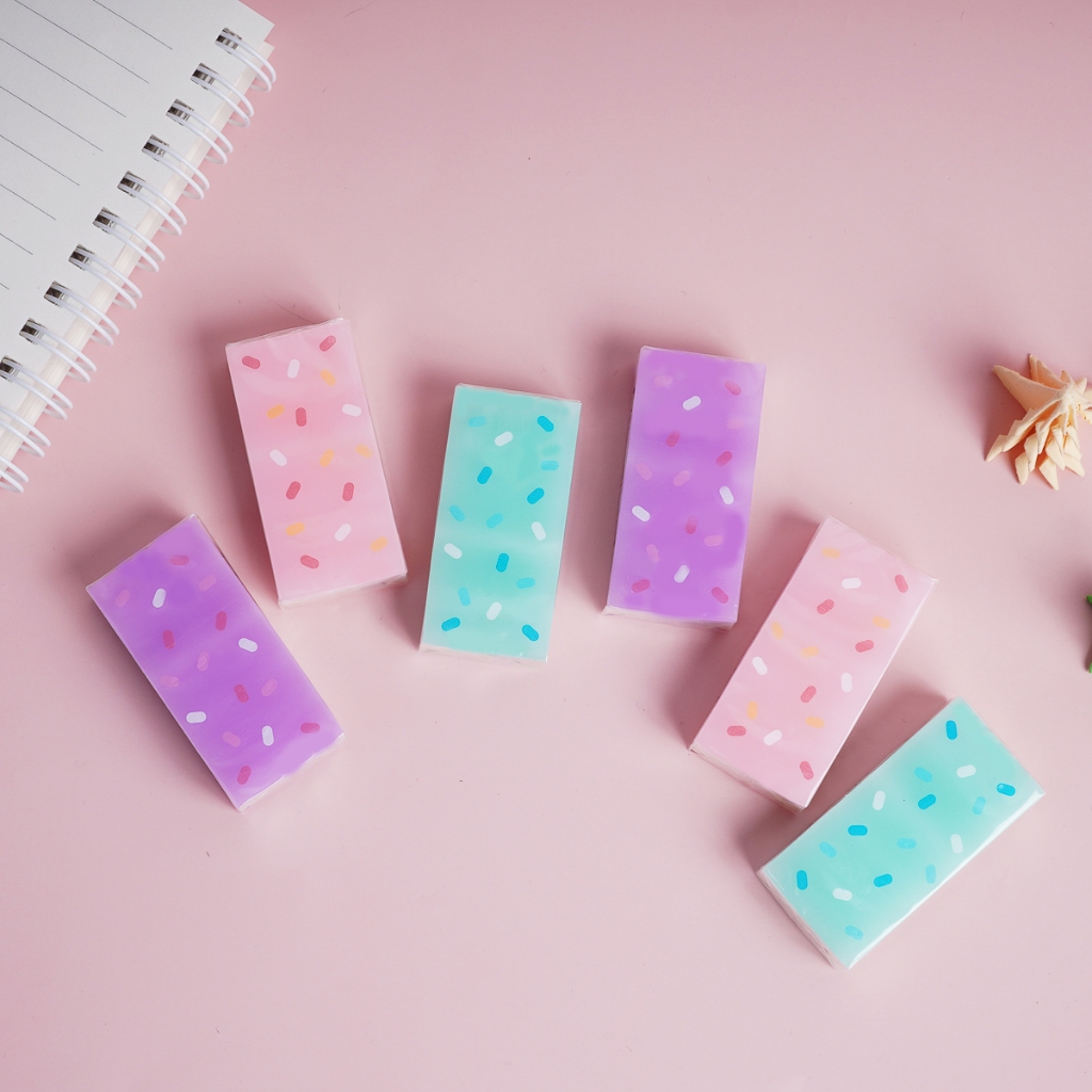 Gôm Tẩy Nano CLASSMATE, Thiết Kế Hình Bánh Kem Siêu Xinh, Làm Sạch Các Vết Chì Đen,Tiện Dụng, An Toàn Cho Bé CL-ER501