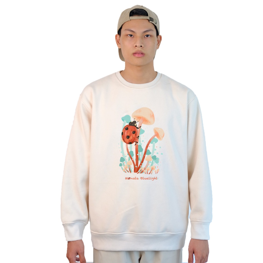 MONATA BLUELIGHT Beetles - Áo Sweater nỉ unisex
