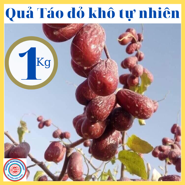 Khô TÁO ĐỎ Tân Cương loại 1 quả khô tự nhiên