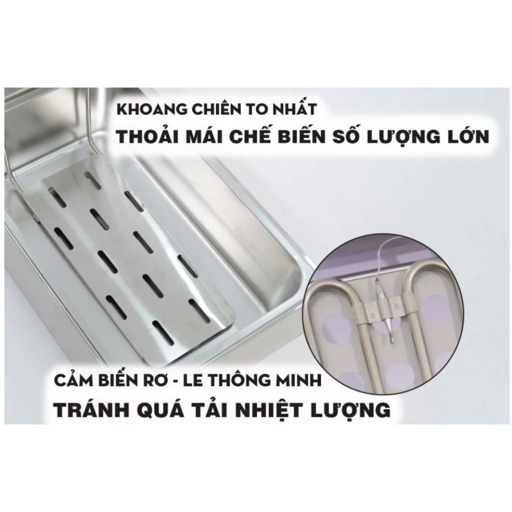 Bếp Chiên Nhúng 12L, Bếp Chiên 3000W Chính Hãng Sunny bảo hành 12 tháng