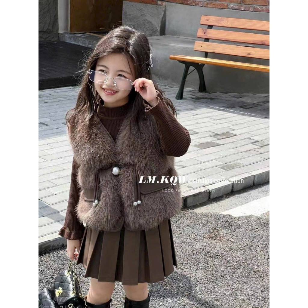 Set váy 3 chi tiết bé gái 7-15