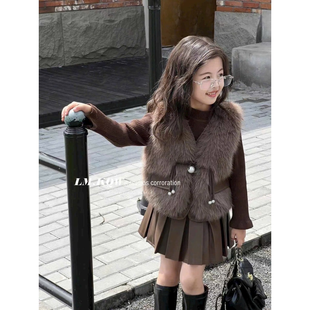 Set váy 3 chi tiết bé gái 7-15