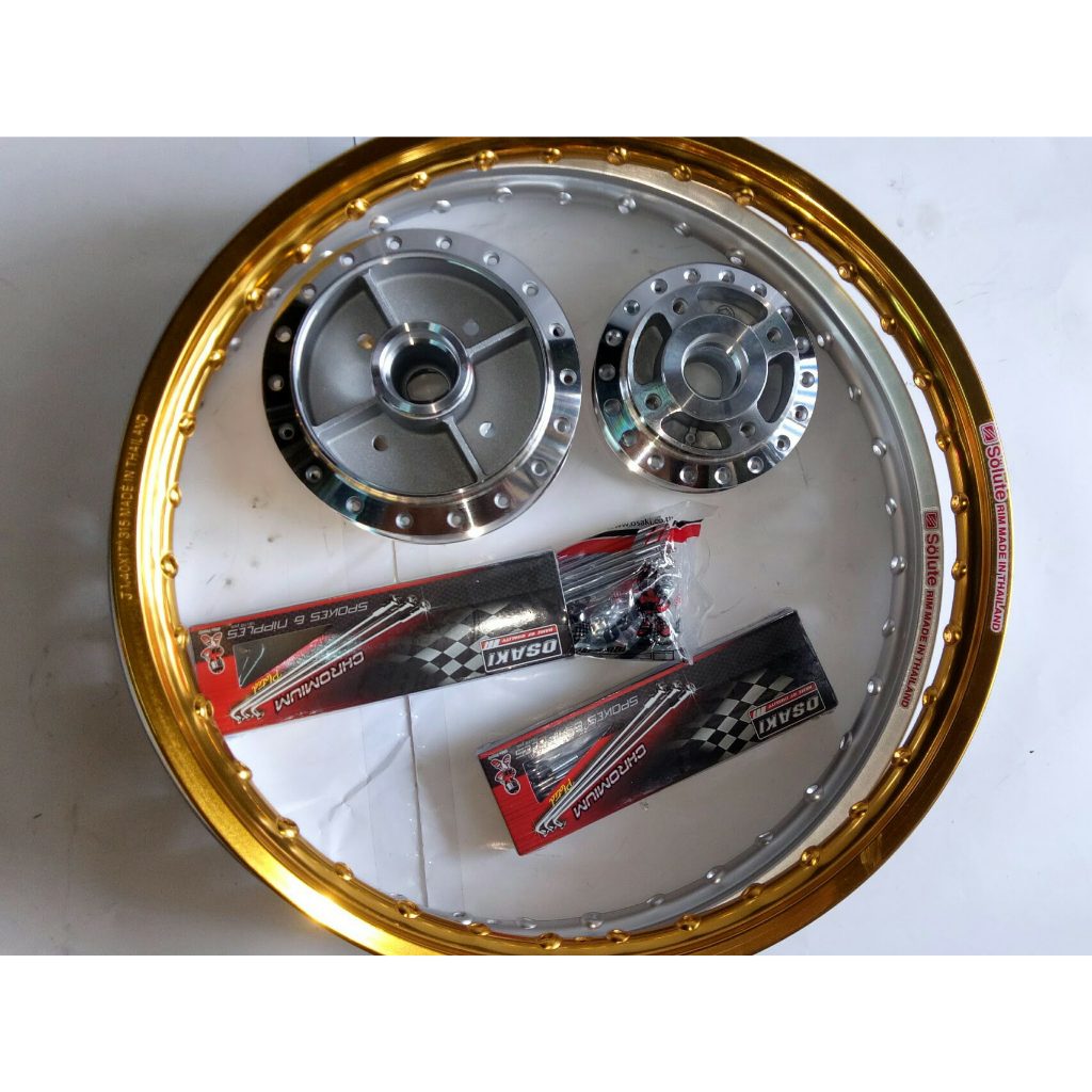 Đùm niềng căm Crom niềng nhôm chưa ráp dành cho Raider, Satria