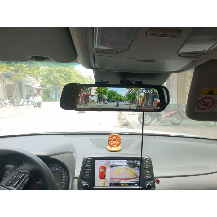 Cam Hành Trình Kẹp Gương X10 full màn 10inh CAO CẤP