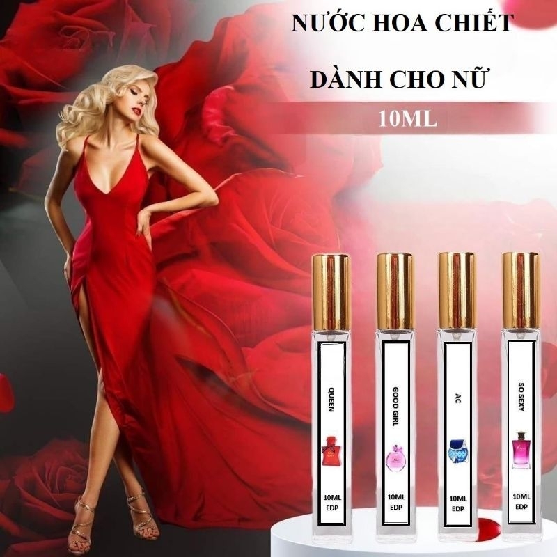 Nước hoa chiết 10ml dành cho nữ