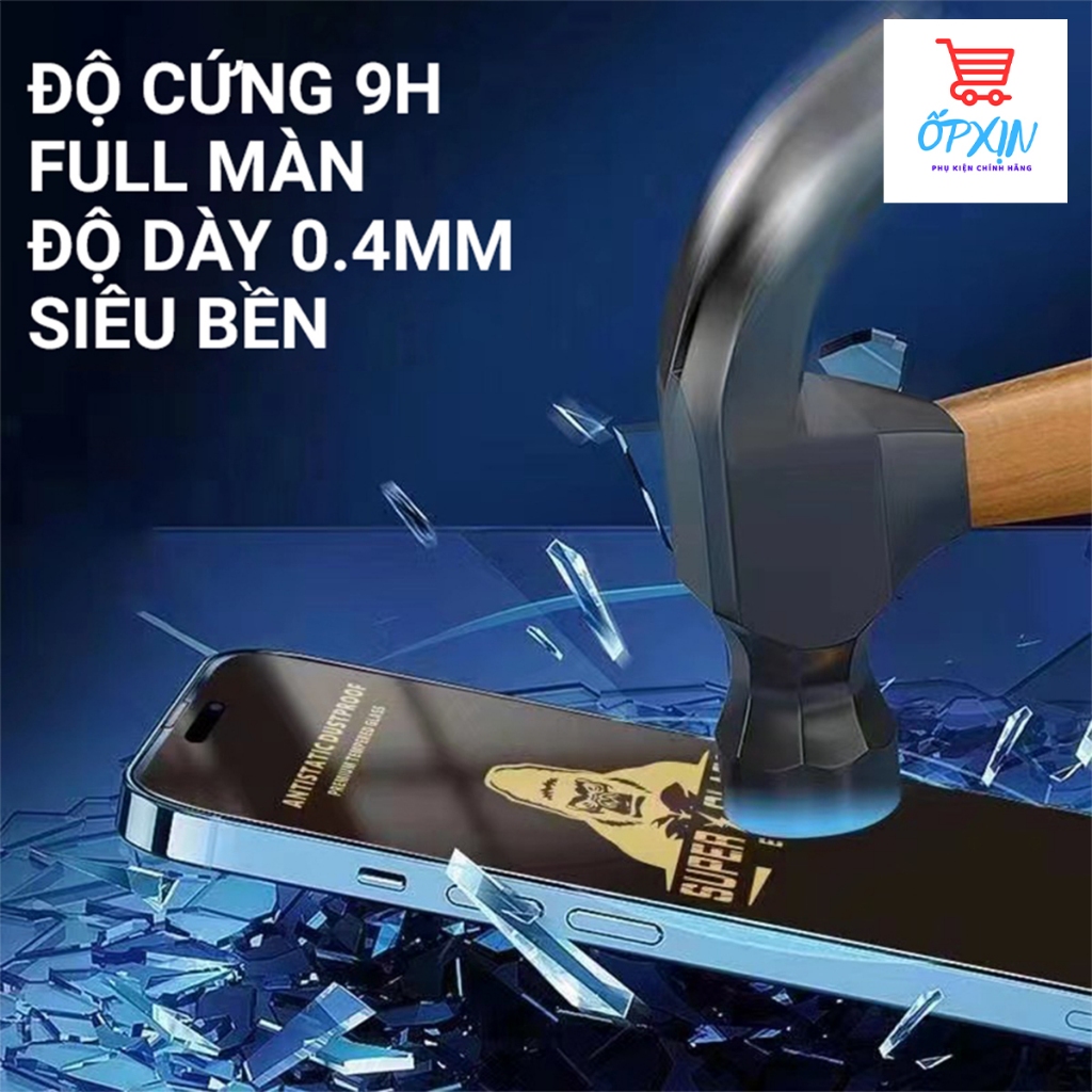 Kính cường lực Redmi K60 / K60 PRO Kingkong full màn | Miếng dán bảo vệ màn hình cho Xiaomi