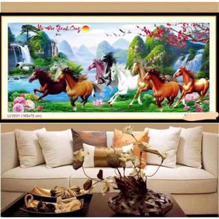 Tranh đính đá Mã Đáo Thành Công, tranh chưa đính đá