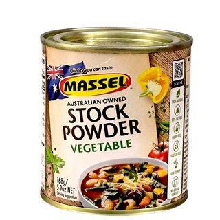 Hạt nêm vị rau củ Massel Premium Stock Powder Vegetable không bột ngọt an toàn cho gia đình 168g - extaste