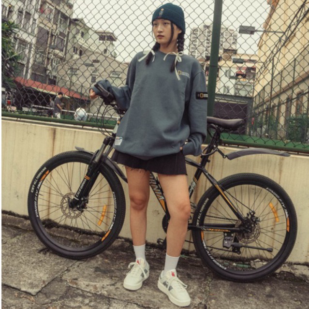 Áo Nỉ Nam Nữ Nat Geo Sweater GREYB In Logo Trước Ngực Nhiều Màu Phong Cách Hàn Quốc