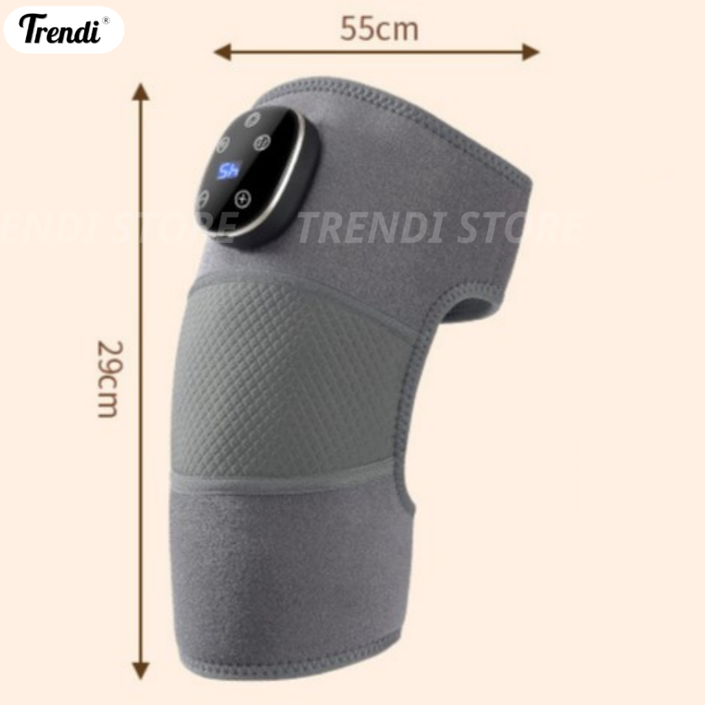 Máy Massage Đầu Gối Mát xa Rung Kết Hợp Làm Nóng - Máy Mát Xa Giảm đau nhức gối, cẳng chân, bả vai TRENDI LJ-616