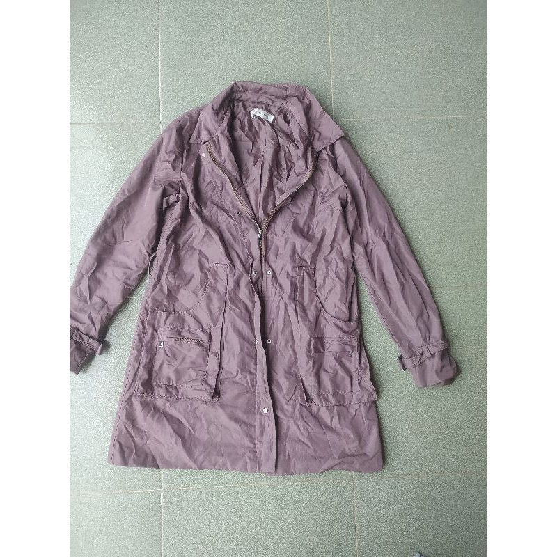 Áo khoát dù dáng dài dưới 50kg