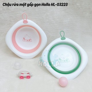 chậu rửa mặt gấp gọn holla cho bé