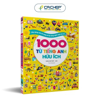 Sách - 1000 Từ Tiếng Anh Hữu Ích (Song Ngữ Việt - Anh) - Xây Dựng Vốn Từ Vựng Và Kỹ Năng Ngôn Ngữ Cho Trẻ