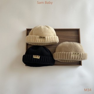 Mũ len tròn chip cho bé-sam baby-m34