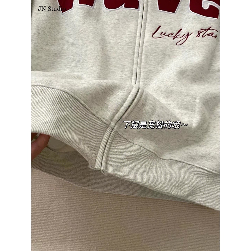 Áo Hoodie Zip WAVE , Áo Khoác Hoodie Form Rộng Mũ Trùm Unisex Vải Nỉ Bông Dày Dặn