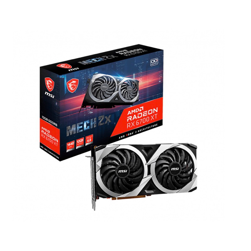 Card màn hình MSI RX 6700 XT MECH 2X 12GB BH HÃNG 09-10/2024