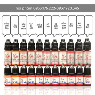 Mực ht dùng trong phun xăm thẩm mỹ dòng mực siêu bong đậm