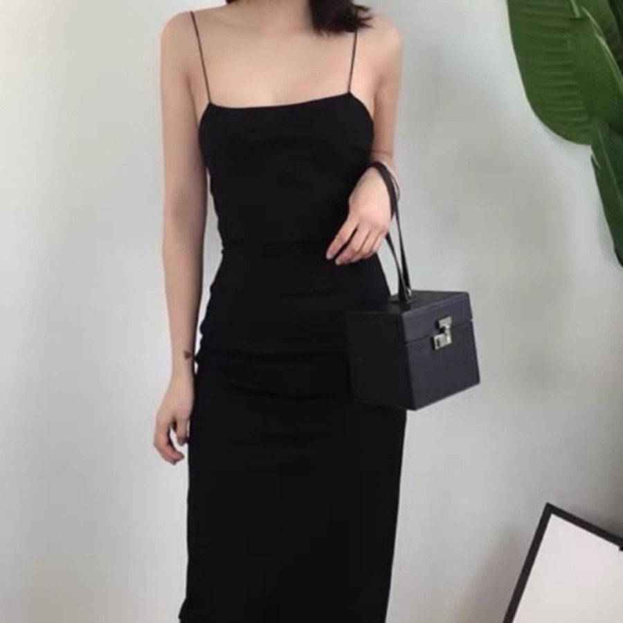 VÁY 2 DÂY ÔM BODY DÁNG DÀI CHIPXINHXK mang lại vẻ sexy, quyến rũ SCTV47