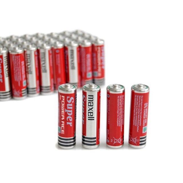 Hộp 40 Viên Pin AA Maxell 2A  carbon Siêu Bền R6P  Maxell Super Power Ace