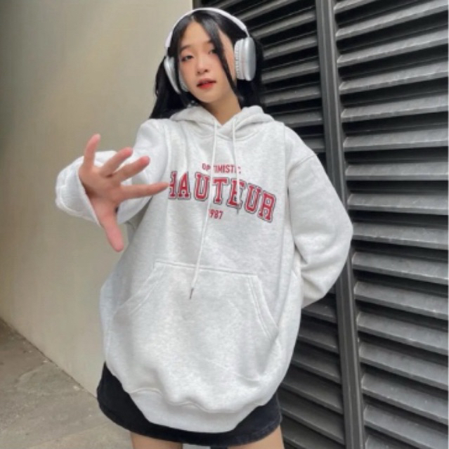 Áo khoác Hoodie  HAUT Tiêu unisex nhiều màu chất nỉ cotton phong cách Ulzzang cá tính