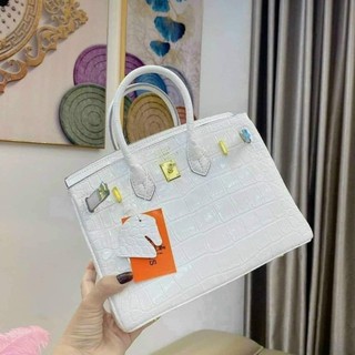 Túi xách HM size 25, 30 cao cấp chất da gạo mềm sụn tặng kèm khăn