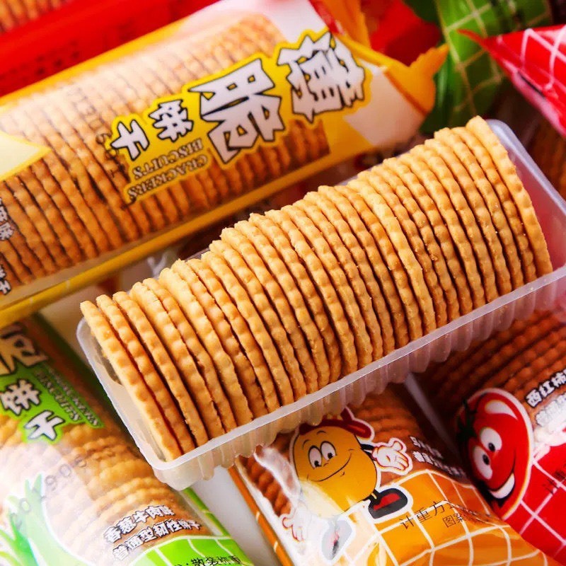 Bánh quy đồng tiền gói 30g mix vị siêu ngon