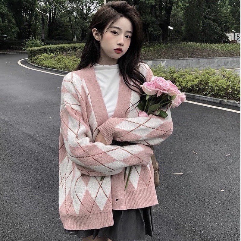 Áo khoác Cadigan trám, chất nỉ cotton mềm ấm, cúc bấm sịn xò, dáng Unisex 38-60kg