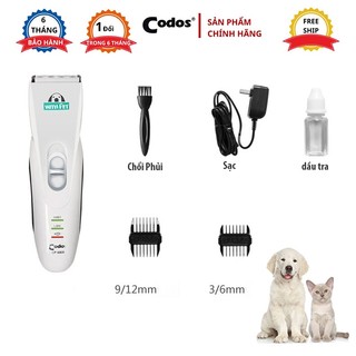 Tông đơ cắt tỉa lông chó mèo codos cp-6800