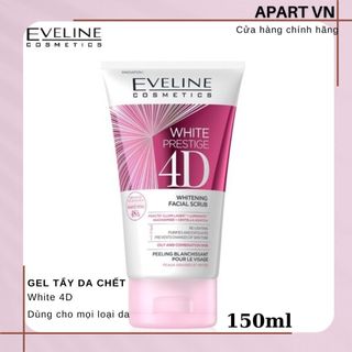 Gel tẩy da chết trắng da Eveline White Prestige 4D 150ml - MỚI