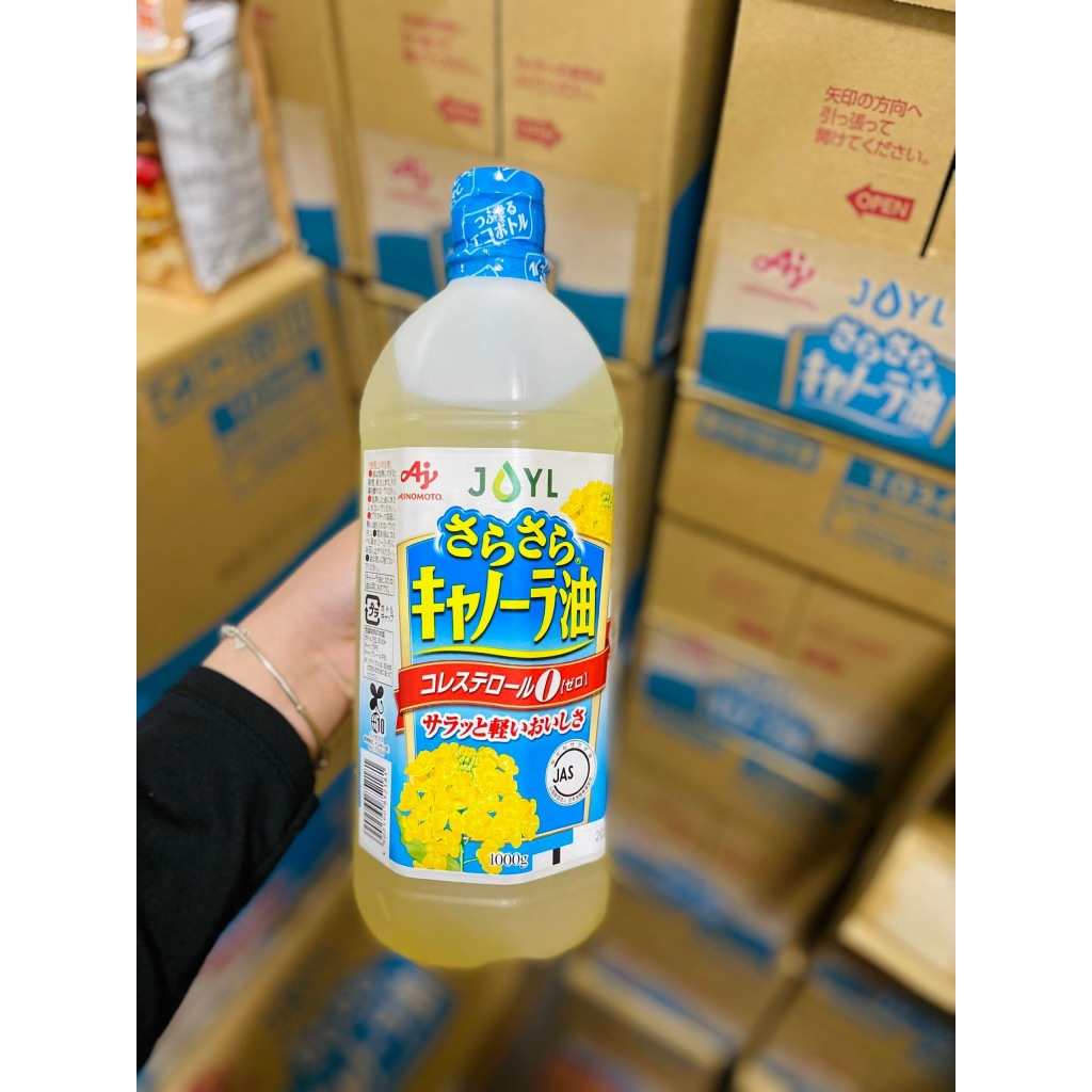 Dầu Ăn Hoa Cải  Ajinomoto  Nguyên Chất  Nhật Bản1 lít 1L