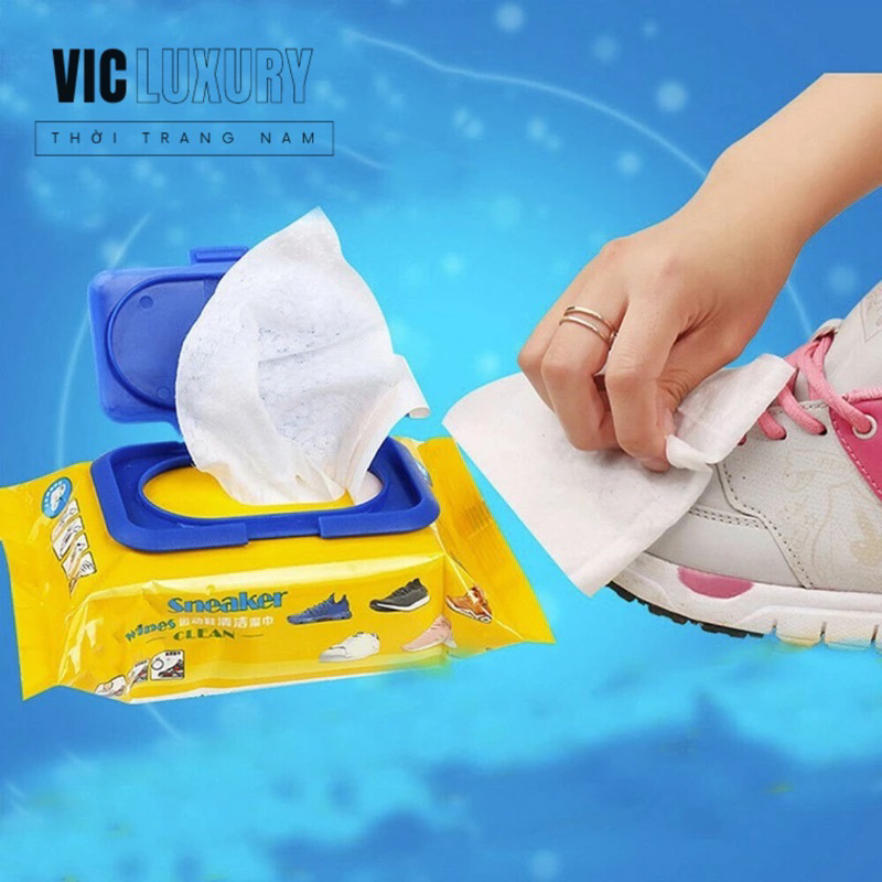 Khăn ướt lau giày chính hãng WIPES 🔥