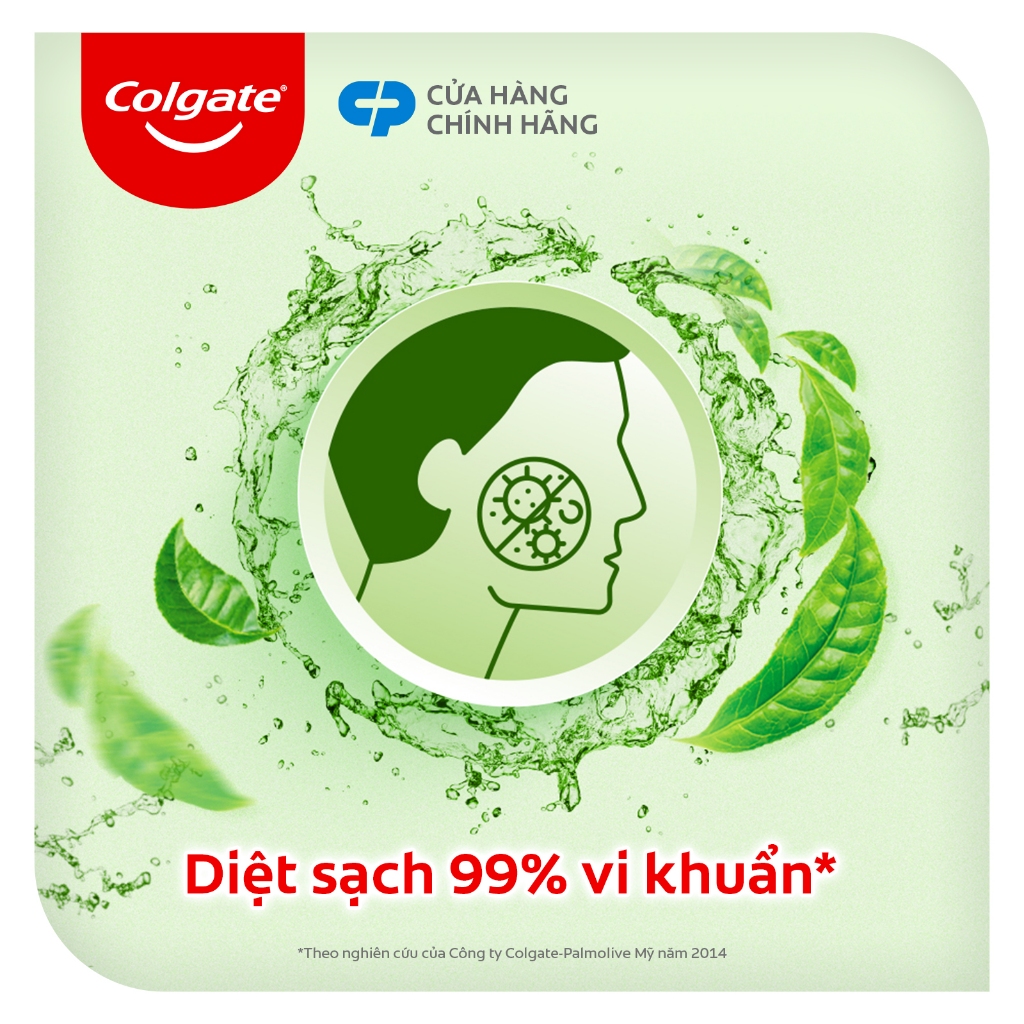 Bộ 3 Nước súc miệng Colgate diệt 99% vi khuẩn Plax trà xanh 250ml